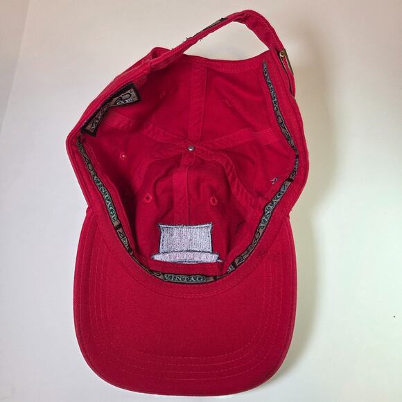 2002 PGA Championship Hazeltine 84th Golf Hat Red Adjustable Strapback Cap - Picture 9 of 11